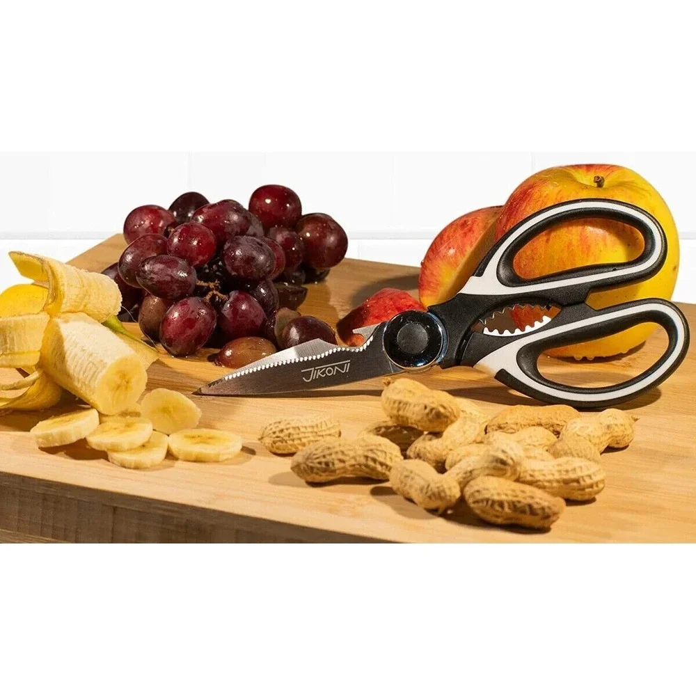 2 Pack Heavy Duty Kitchen Scissors Multi Tool Food Meat Vegetable Shear